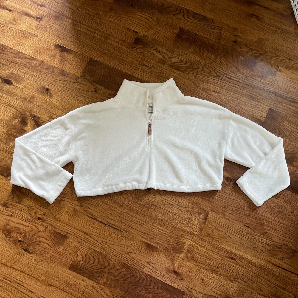 Urban outfitters white fleece